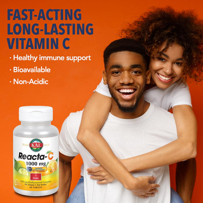KAL Reacta-C with Bioflavonoids Tablets - 60 Count
