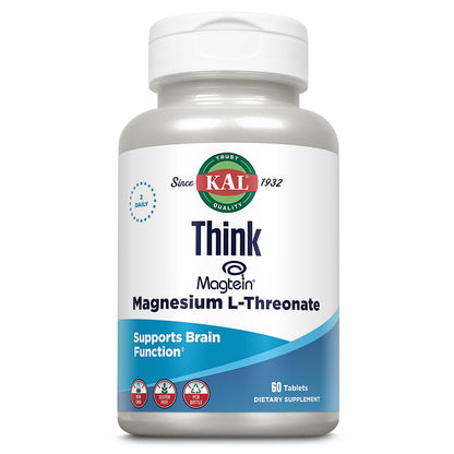 KAL Think Magnesium L-Threonate 2000 mg | Brain Health, Learning & Memory