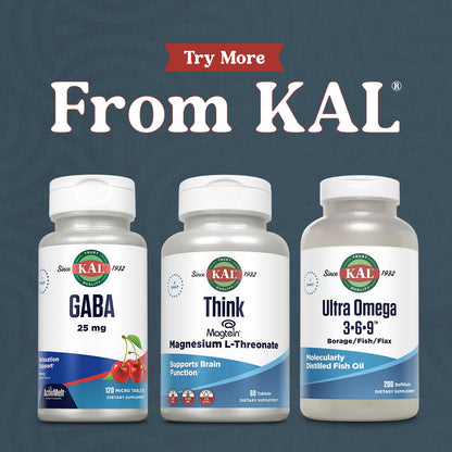 KAL Think Magnesium L-Threonate 2000 mg | Brain Health, Learning & Memory