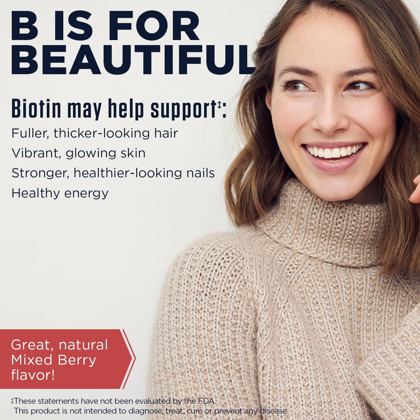 KAL Ultra Biotin 10000mcg ActivMelt – Hair, Skin, Nails Vitamin B7 | 60 Servings
