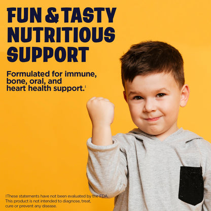 KAL Vitamin D-Rex Kids Chewables – Vitamin D3 400 IU, Bubble Gum, 90 Servings