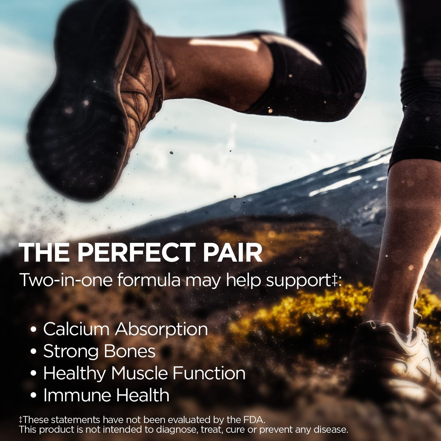 KAL Vitamin D3 & Magnesium Glycinate – Enhanced Absorption Formula with BioPerine for Bone, Muscle & Immune Support | Non-GMO, Gluten Free, 45 Servings, 90 VegCaps