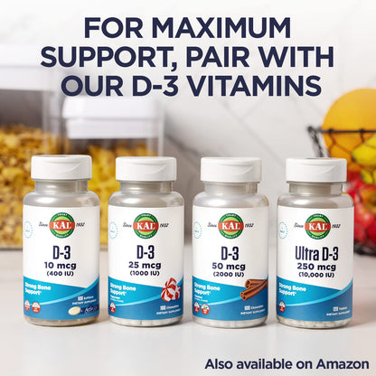 KAL Vitamin K2 MK7 ActivMelt 100 mcg – Bone & Heart Health, Vegan
