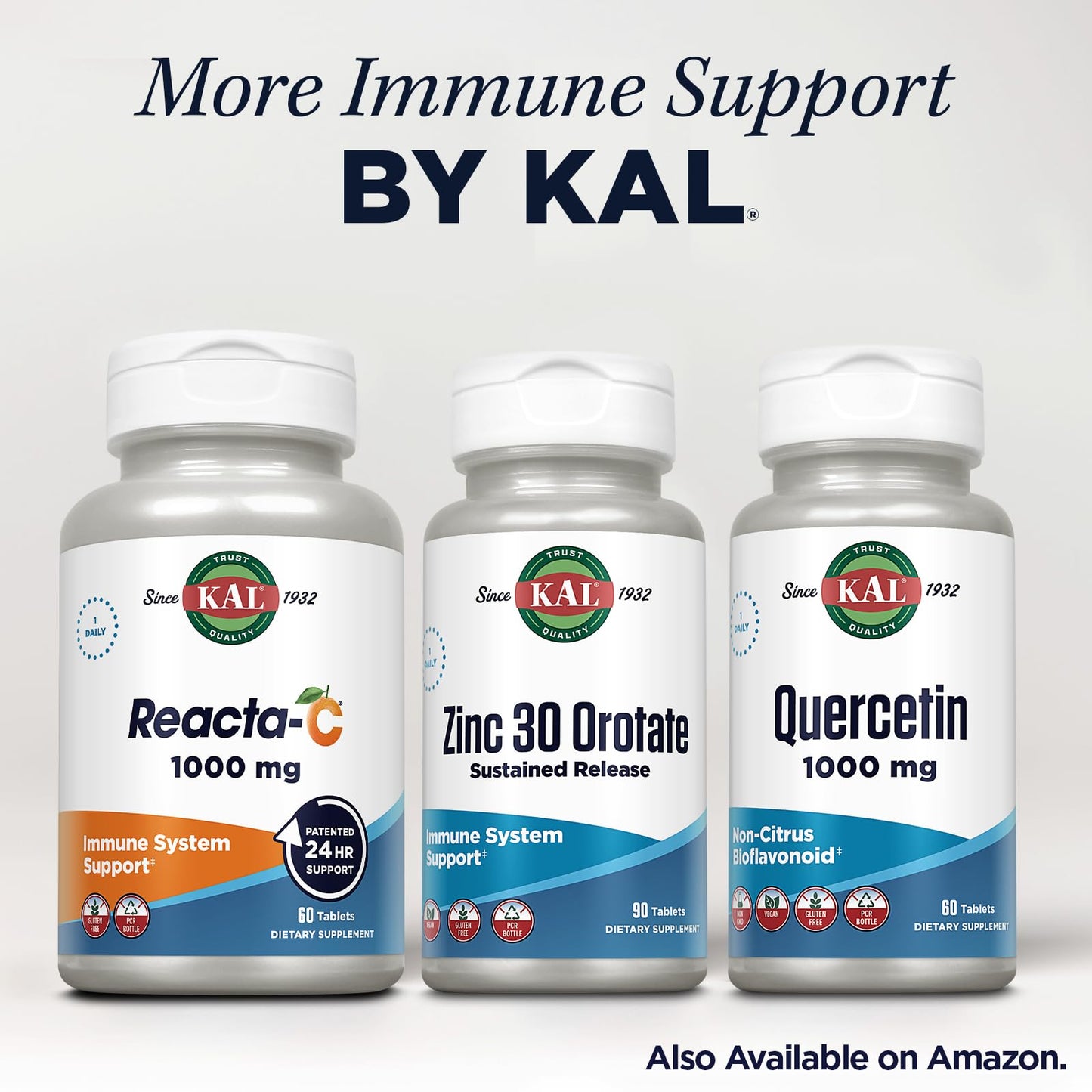 KAL Zinc Orotate 30mg – Sustained Release Zinc Tablets for Immune Support | Vegan & Gluten Free