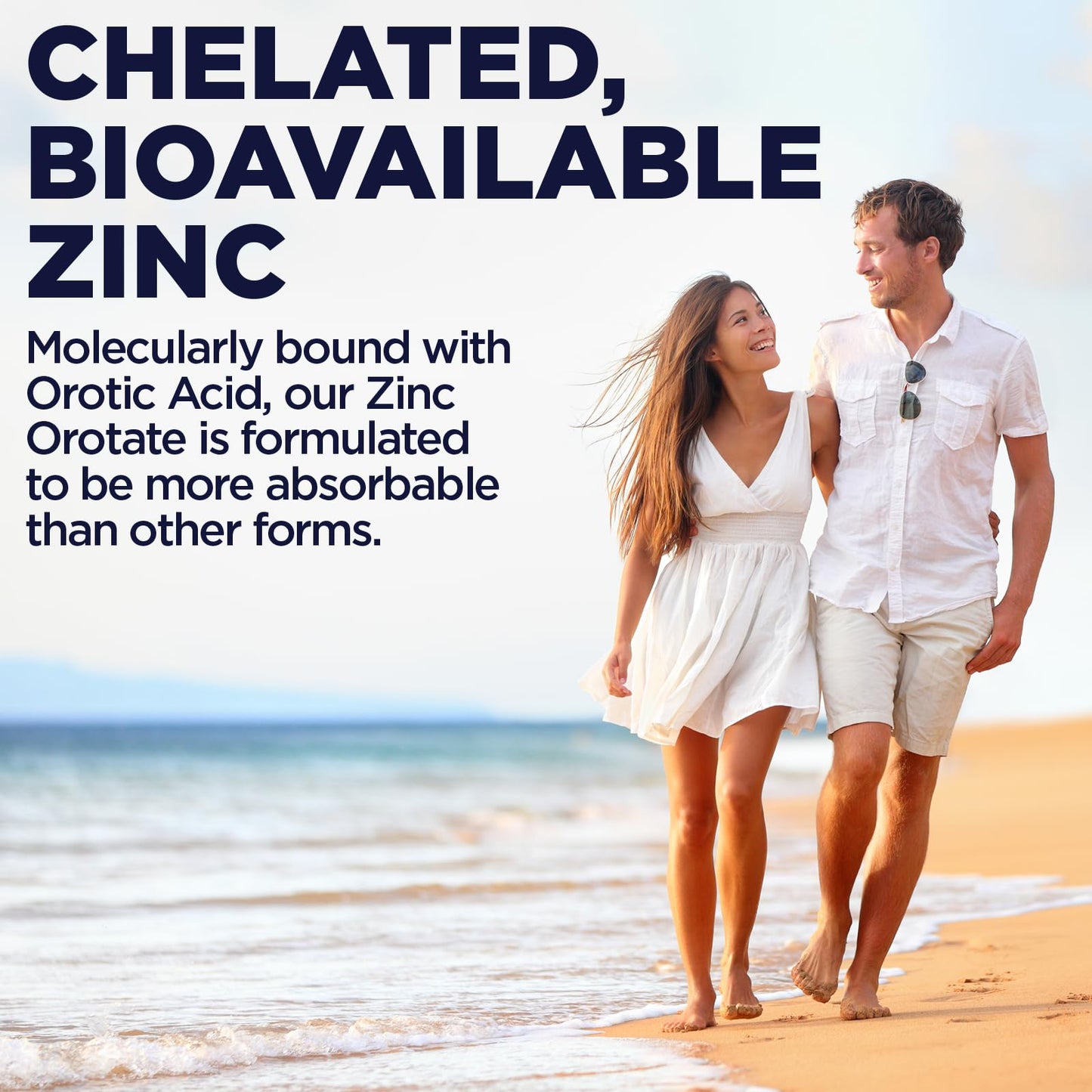 KAL Zinc Orotate 30mg – Sustained Release Zinc Tablets for Immune Support | Vegan & Gluten Free