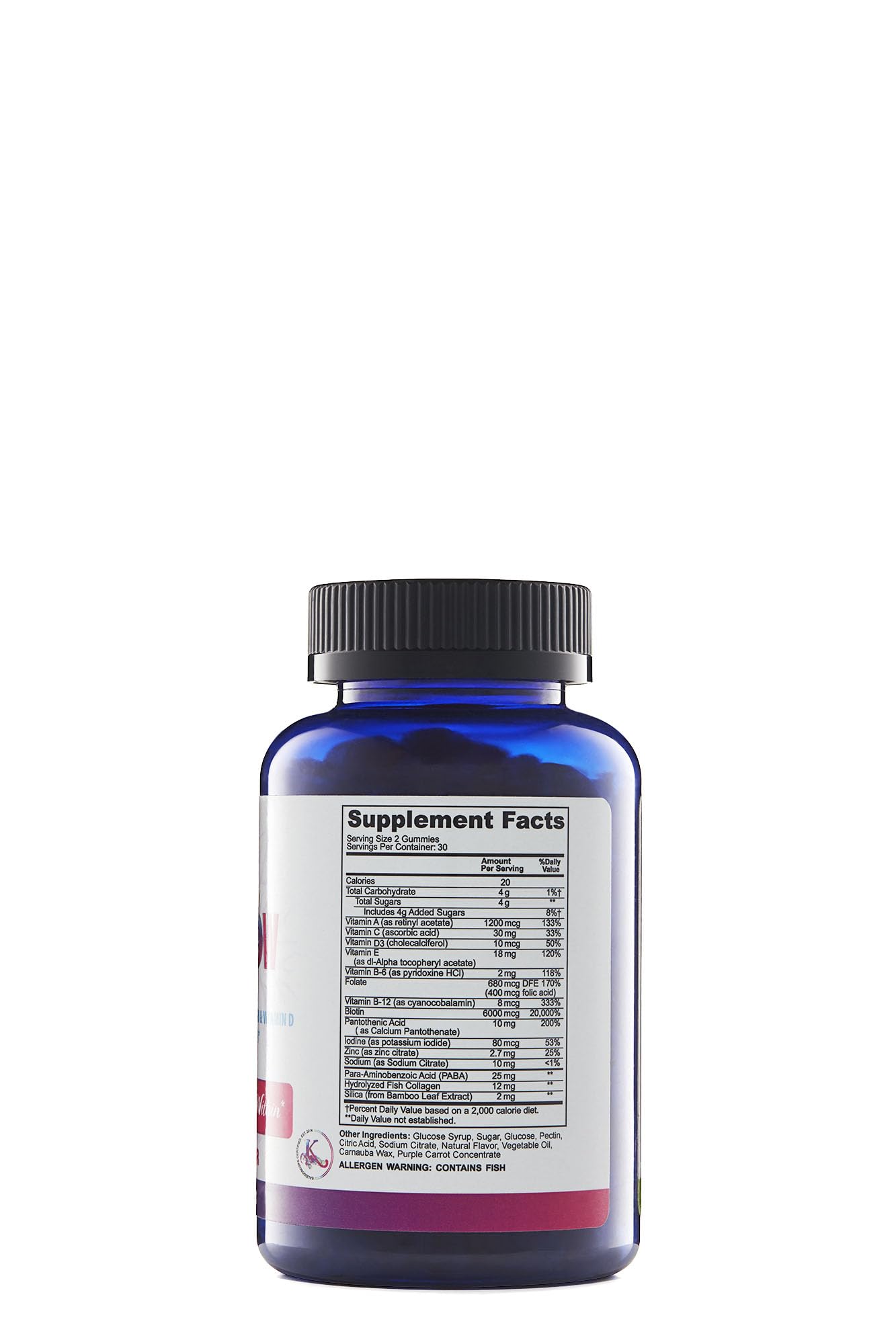 Kaleidogrow Healthy Hair Vitamins 60ct