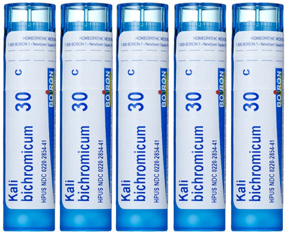 Boiron Kali Bichromicum 30C (Pack of 5) – Homeopathic Cold Remedy