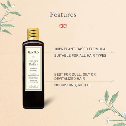 Kama Ayurveda Bringadi Intensive Hair Treatment 100ml | Hair Growth & Scalp Nourishment
