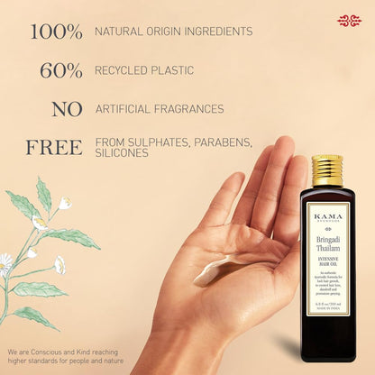 Kama Ayurveda Bringadi Intensive Hair Treatment 100ml | Hair Growth & Scalp Nourishment