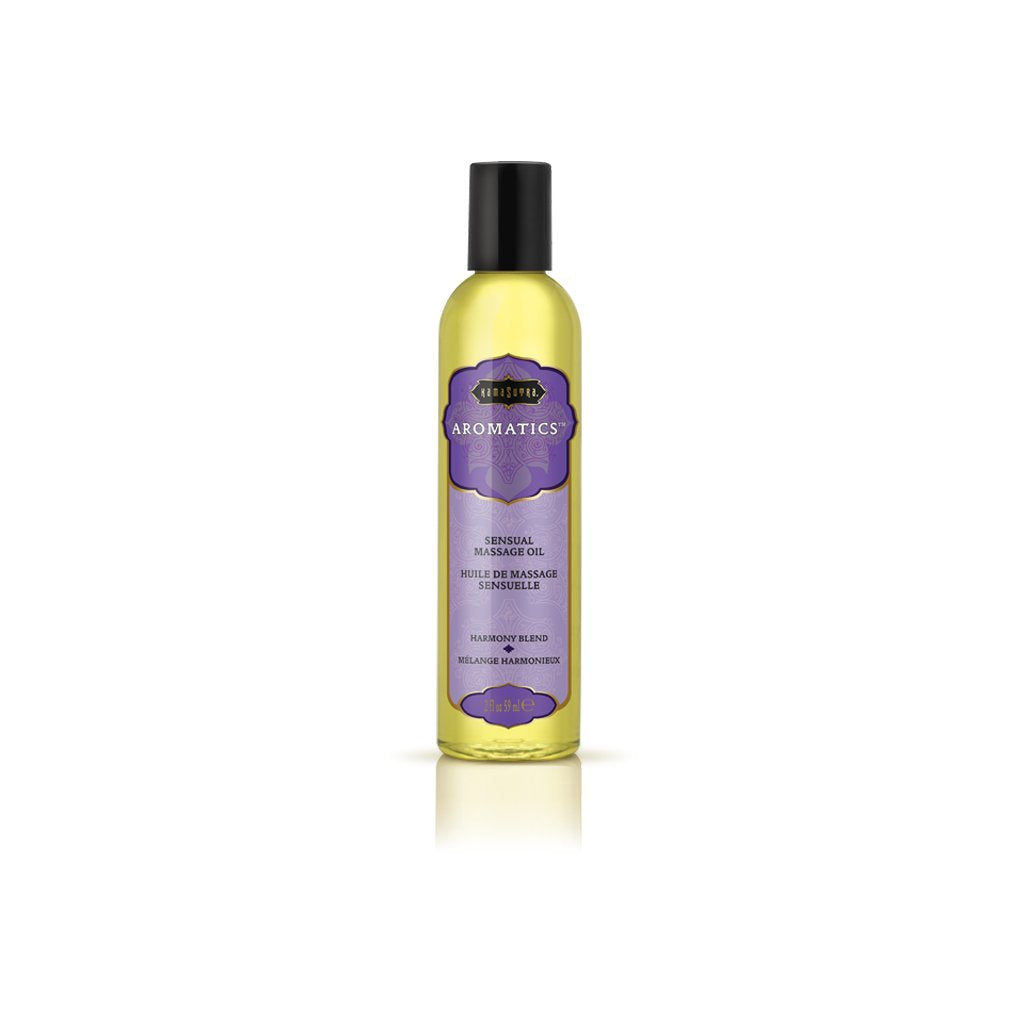 KAMA SUTRA Aromatics Harmony Blend Massage Oil – 2 oz | Juniper, Pine, Lavender & Rosemary