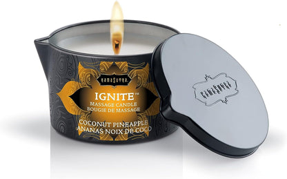 Kama Sutra Massage Candle Lubricant – Coconut Pineapple (6 oz)