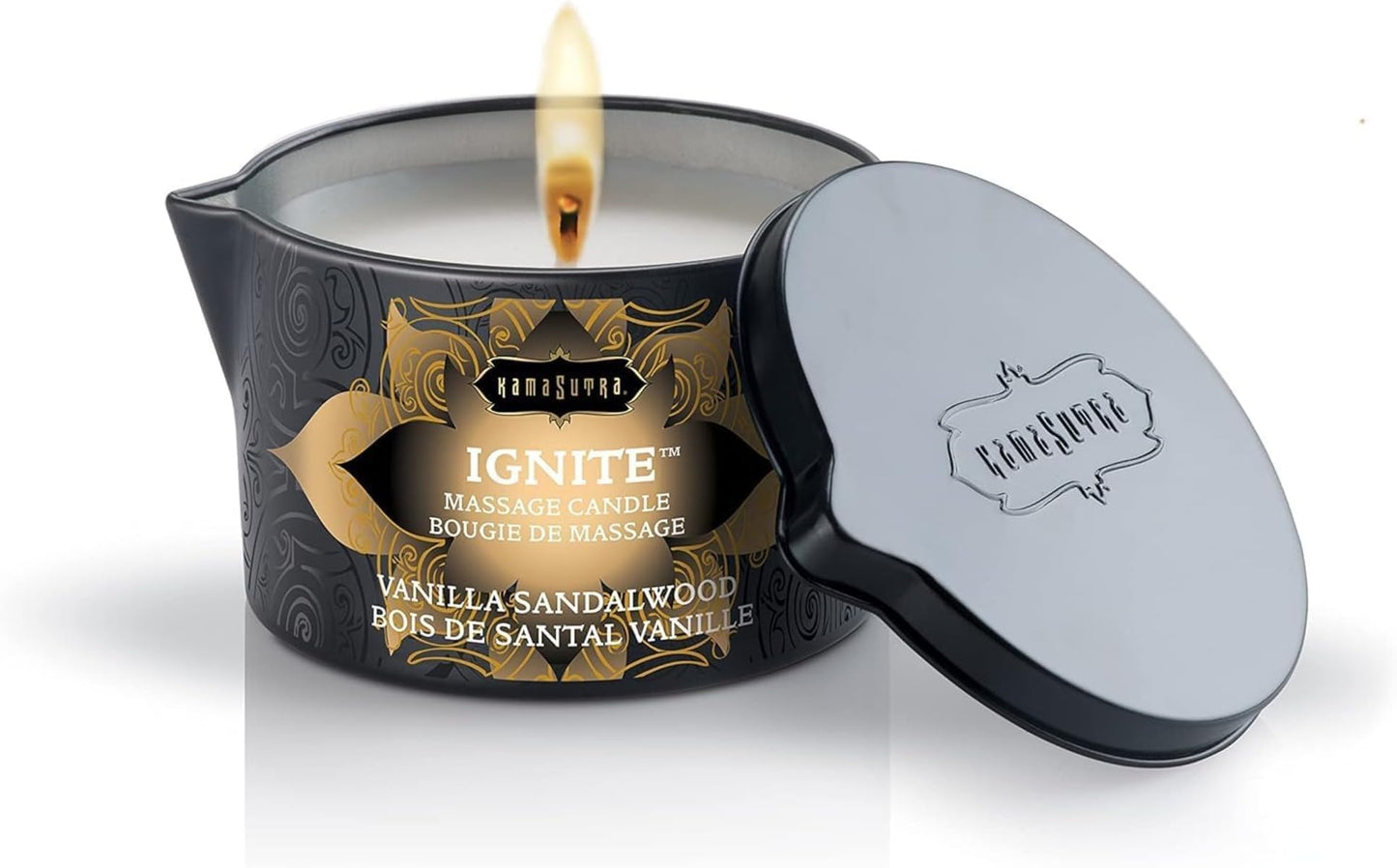 Kama Sutra Massage Candle Tahitian Sandalwood - 6 oz