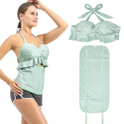 KANAV 2 Pack Castor Oil Pack Wrap – Organic Cotton, Breast & Waist (Oil Not Included)