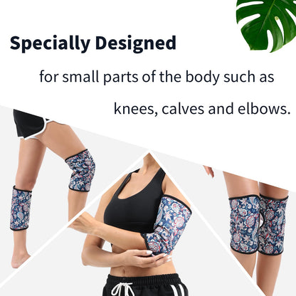 KANAV 8-Piece Castor Oil Pack Wrap Set – 100% Organic Cotton, Reusable