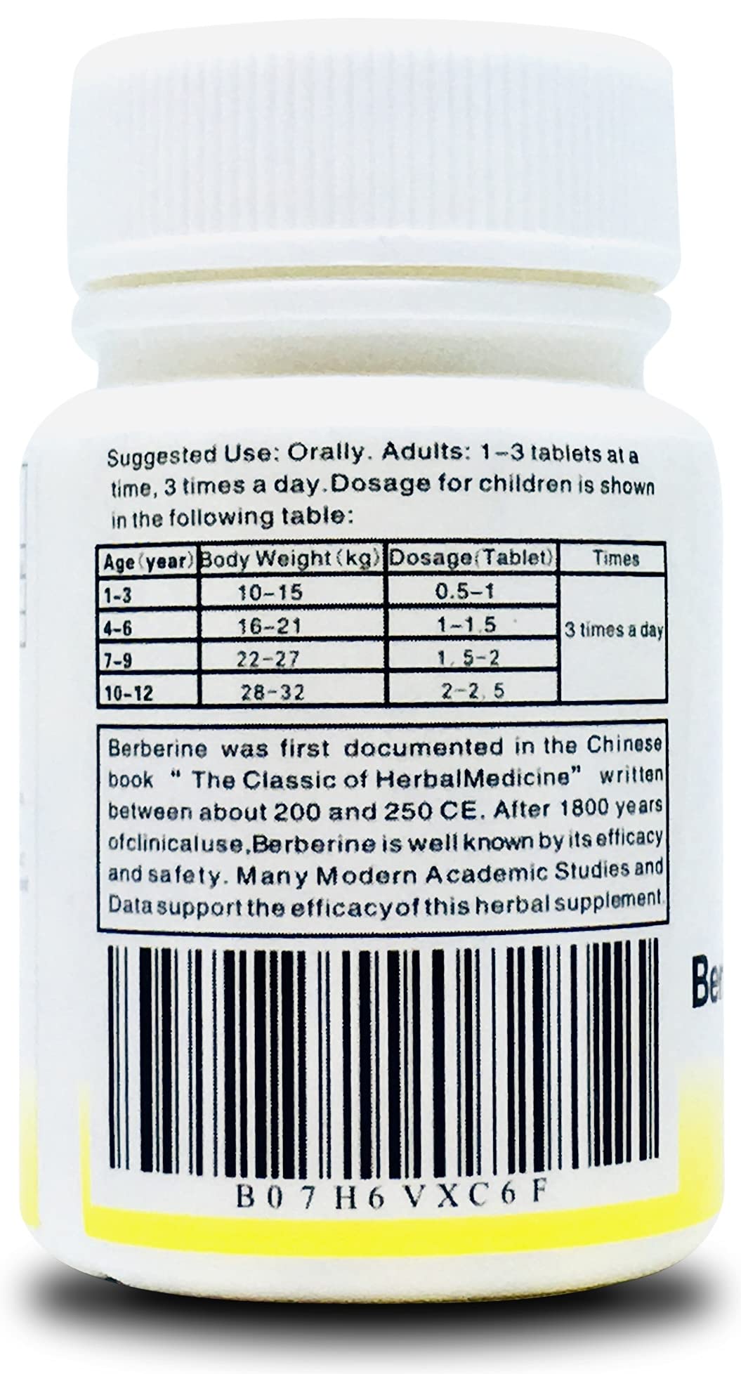 Kangyacare Berberine Herbal Pills - Berberine Extract - Gut & Heart Health - 100 Ct