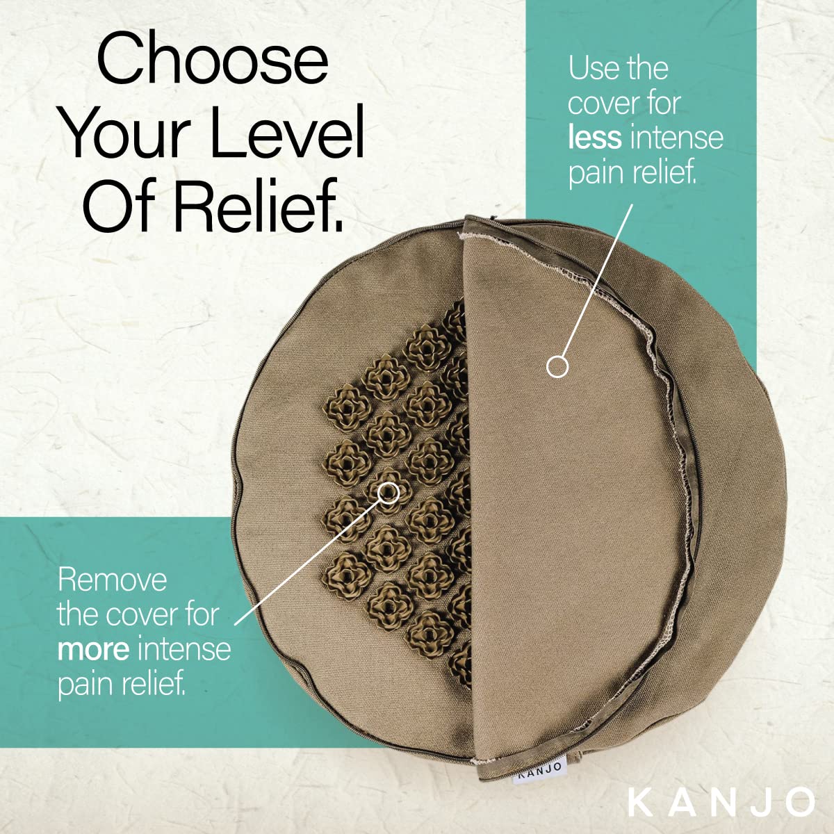 Kanjo Acupressure Floor Cushion – Pain Relief & Posture Enhancement