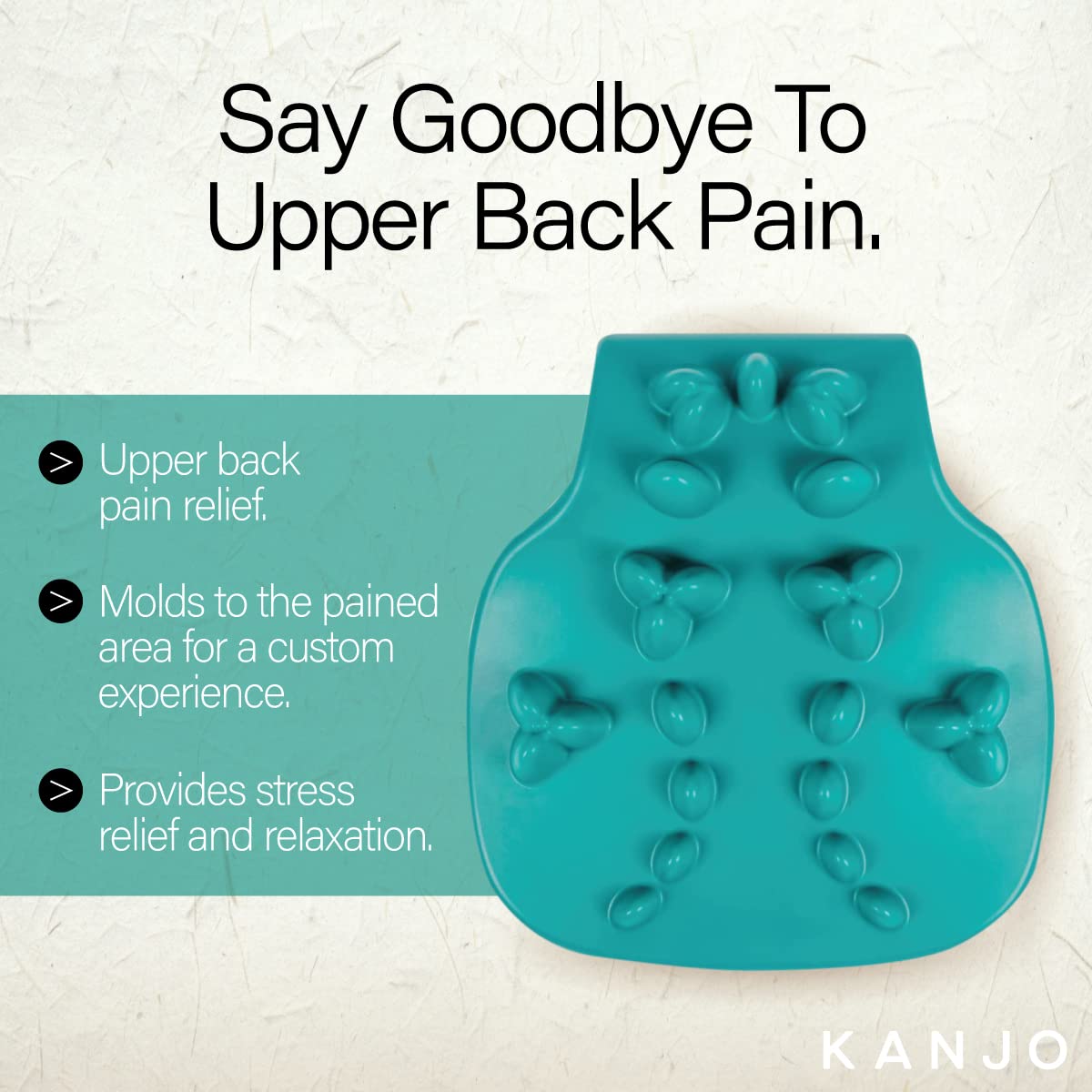 Kanjo Acupressure Upper Back Pain Relief Cushion | Back & Neck Relief