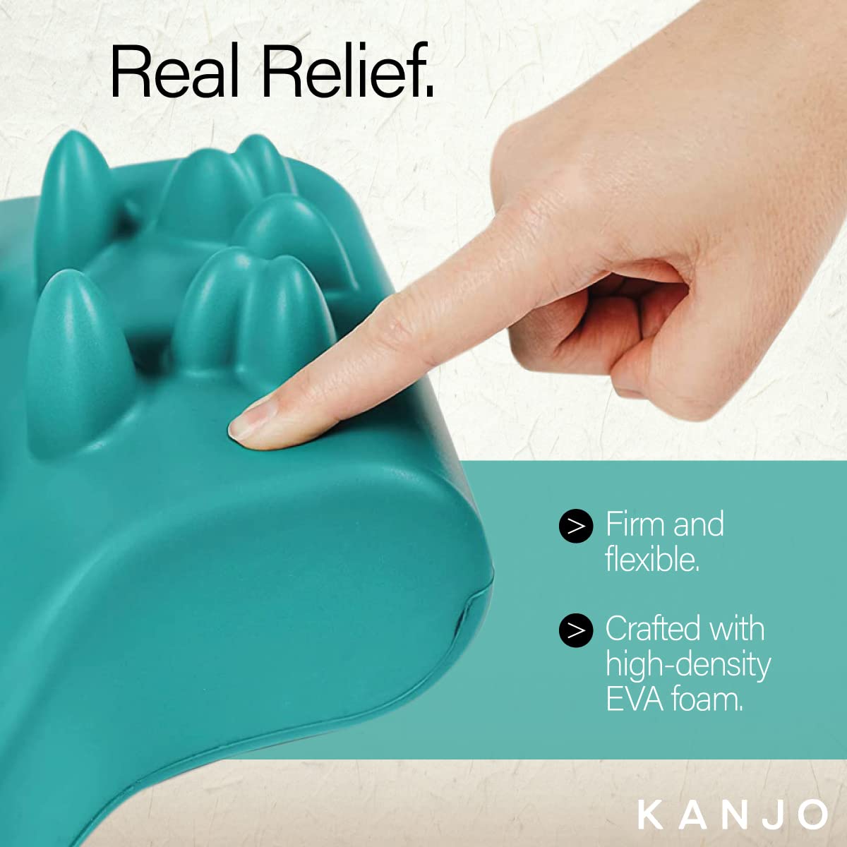 Kanjo Acupressure Upper Back Pain Relief Cushion | Back & Neck Relief