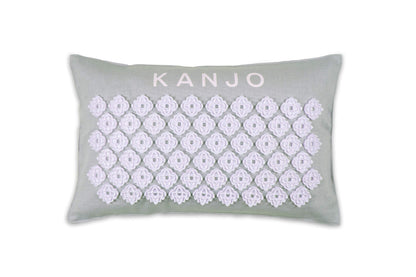 Kanjo Aroma Mint Acupressure Pillow - 100% Cotton Linen | Cork Filling