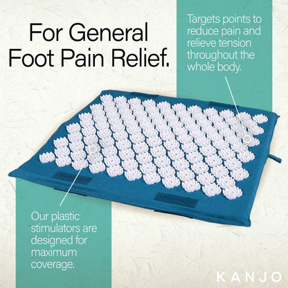Kanjo Memory Foam Acupressure Foot Mat | Foot Pain Relief & Standing Desk Use