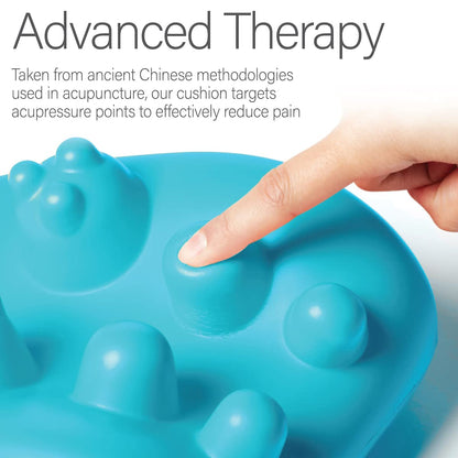 Kanjo Acupressure Neck Pain Relief Pillow | Cervical Traction & Relaxation | Orange