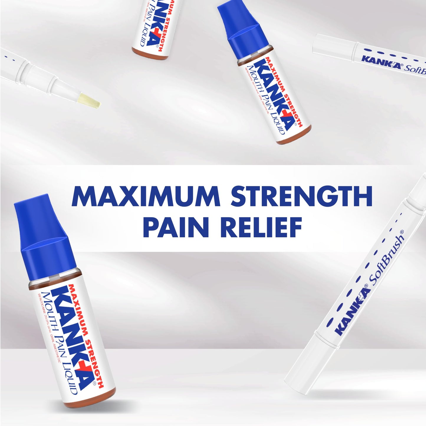 Kank-A Mouth Pain Liquid – Maximum Strength, 0.33 Fl Oz (Canker Sore Medicine)