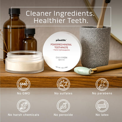 Dirty Mouth Toothpowder Cinnamon – Primal Life Organics | Organic Vegan