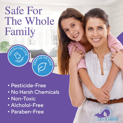 Kapow 8oz Head Lice Shampoo – Non-Toxic, Pesticide-Free Treatment for Lice & Eggs | Safe for Sensitive Scalps & Family Use