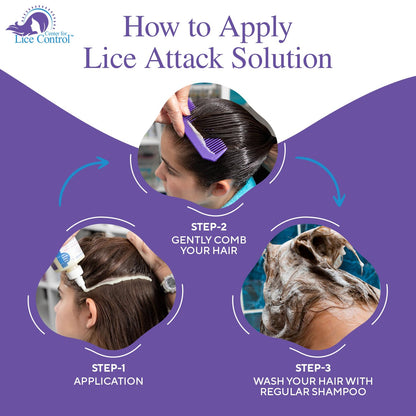 Kapow 8oz Head Lice Shampoo - Non-Toxic, Pesticide-Free, Safe for All Ages