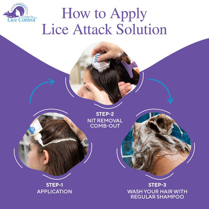 Kapow 8oz Head Lice Shampoo – Non-Toxic, Pesticide-Free Treatment for Lice & Eggs | Safe for Sensitive Scalps & Family Use