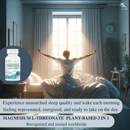 Kappa Nutrition Magbrain Magnesium L-Threonate – 420 mg Elemental Magnesium, 150 Vegan Capsules