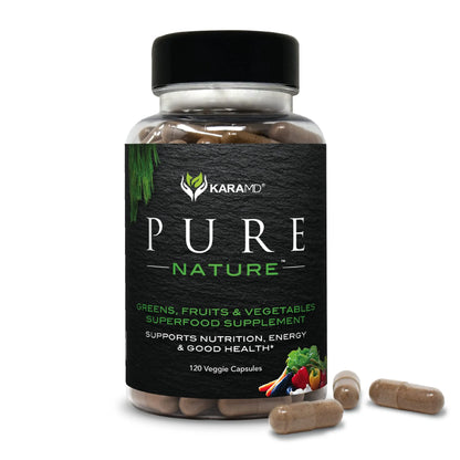 KaraMD Pure Nature Greens, Fruits & Veggies – 30 Servings, Gluten Free & Vegan, Energy & Digestion Support BritishVita | Premium UK Vitamins & Wellness Supplements