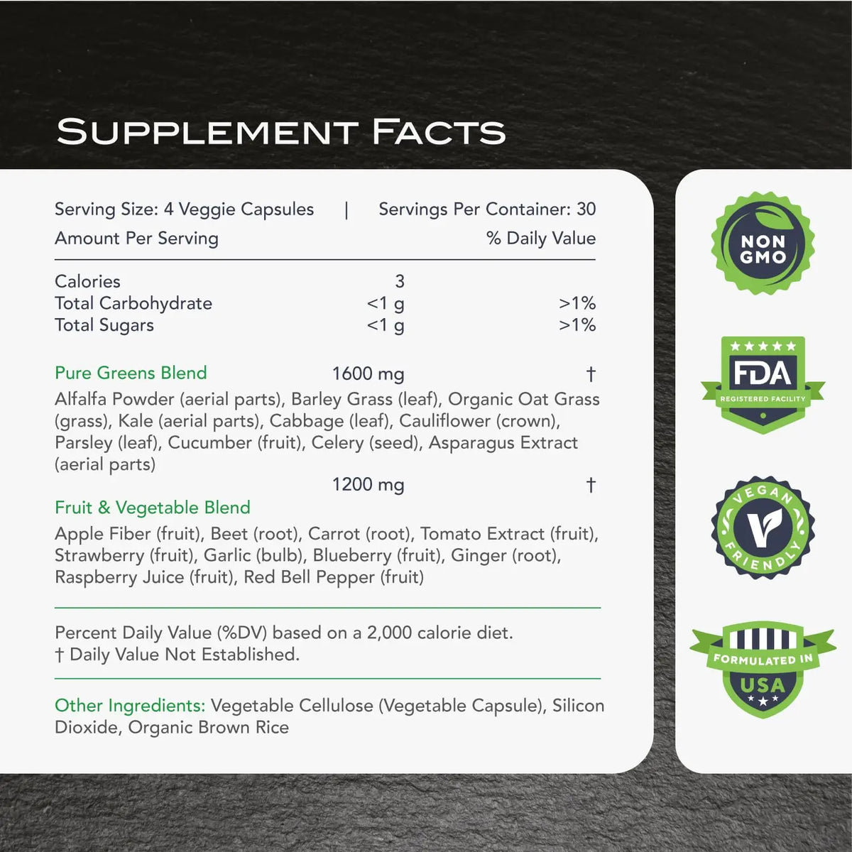 KaraMD Pure Nature Greens, Fruits & Veggies – 30 Servings, Gluten Free & Vegan, Energy & Digestion Support BritishVita | Premium UK Vitamins & Wellness Supplements