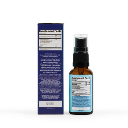 Kausay Sleep Mouth Spray – 3 mg Melatonin, Botanicals, Sugar-Free | 30 ml Travel Size