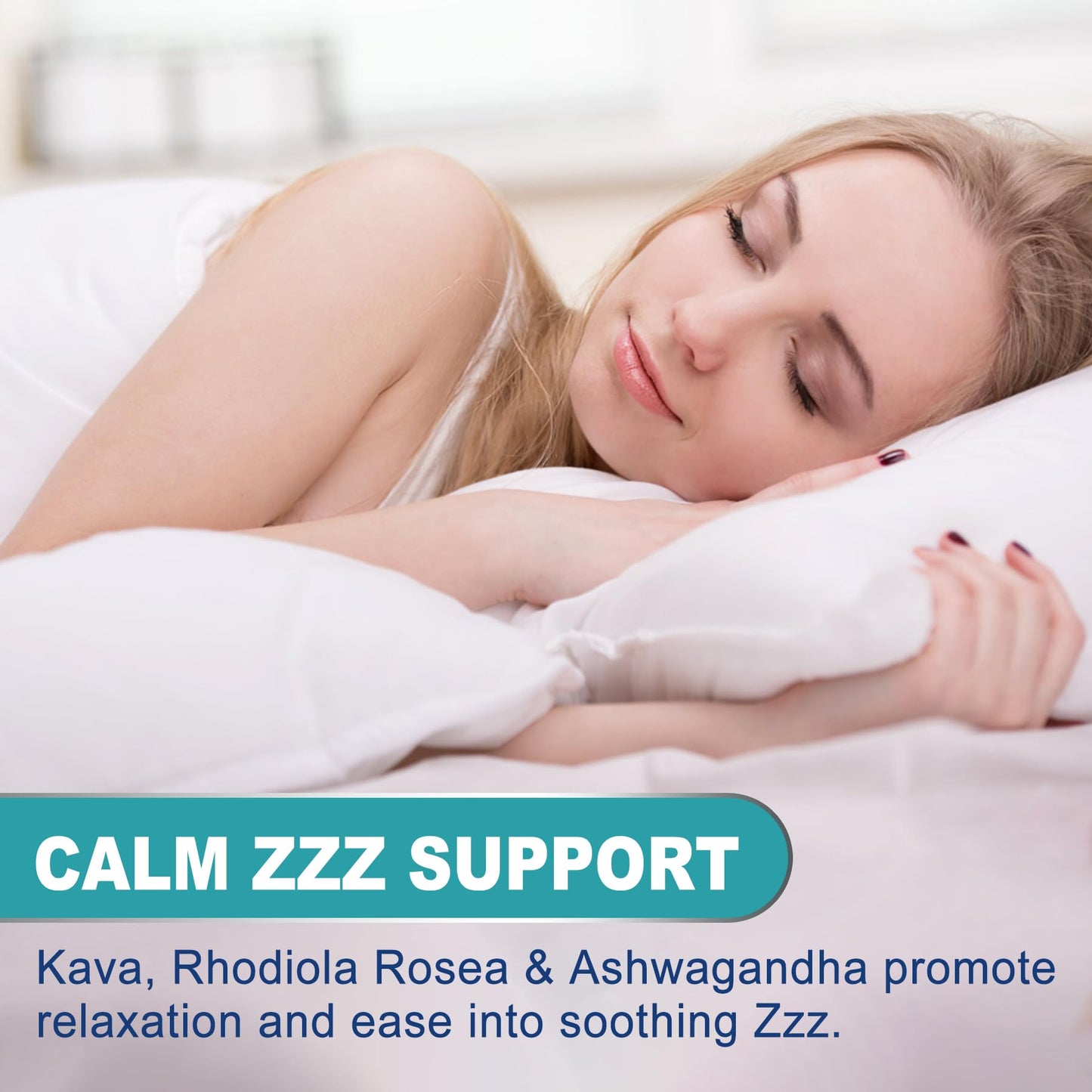 Kava Kava Gummies – Sugar-Free Calm Gummies with Rhodiola, Ashwagandha, L-Theanine, GABA | Vegan 60 Count