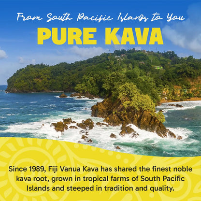 Fiji Vanua Kava Vanuatu Powder – Premium Noble Kava Root, Medium Grind, 16 oz BritishVita | Premium UK Vitamins & Wellness Supplements