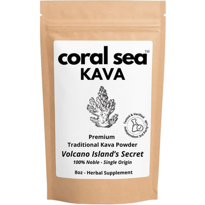 Kava Powder Noble Kava Root – Vanuatu 8oz | Calming, Ceremonial Pacific Tradition