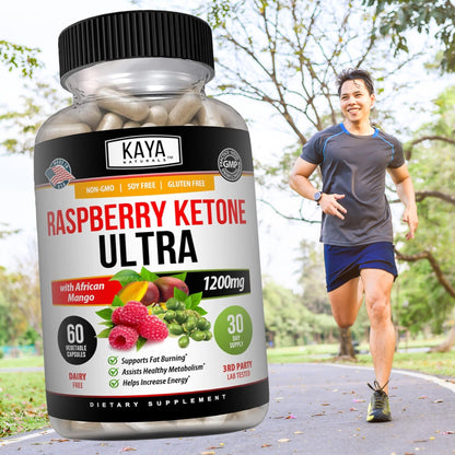 Kaya Naturals Keto Raspberry Ketone – Weight Loss & Appetite Control (60 Count, Pack of 2)