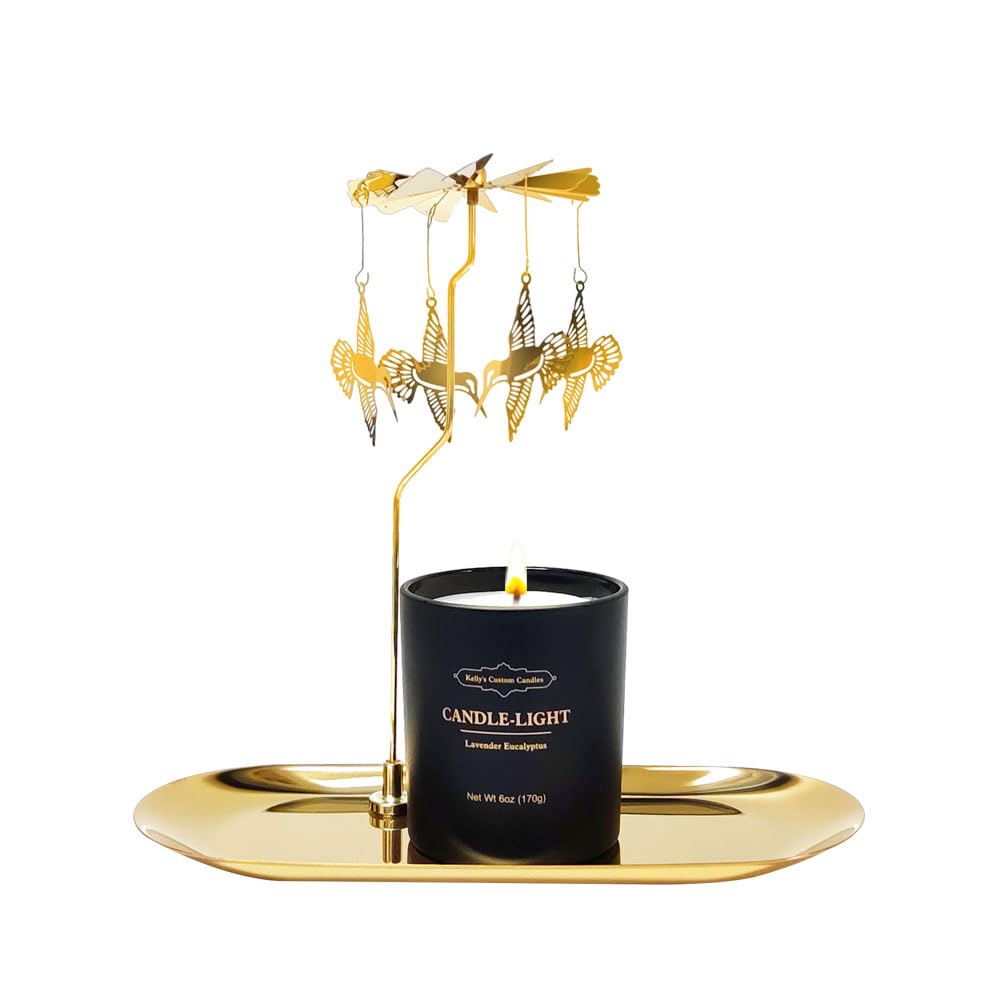 Rotatable Hummingbird Candle Gift | Kelly's Custom Candles, 6 oz