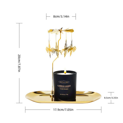Rotatable Hummingbird Candle Gift | Kelly's Custom Candles, 6 oz