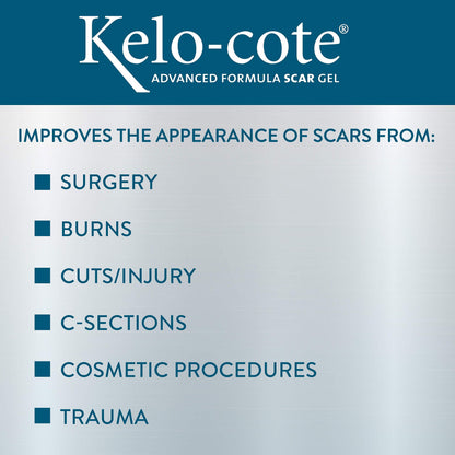 Kelo-Cote Advanced Formula Scar Gel – Silicone Scar Reduction, 10g | KELO-COTE