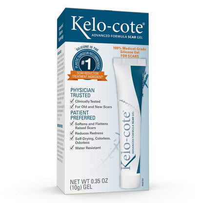 Kelo-Cote Advanced Formula Scar Gel – Silicone Scar Reduction, 10g | KELO-COTE