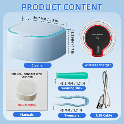 Rigid Keratoplasty Scleral Ultrasonic Cleaner for OK & RGP Lenses