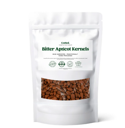 Raw Bitter Apricot Kernels – 100g | 200g | Wild-Harvested | Non-GMO Gutted.
