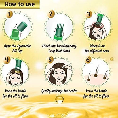 Kesh King Ayurvedic Hair Oil - 300ml | 21-Herb Formula for Hair Growth & Reduced Hairfall
