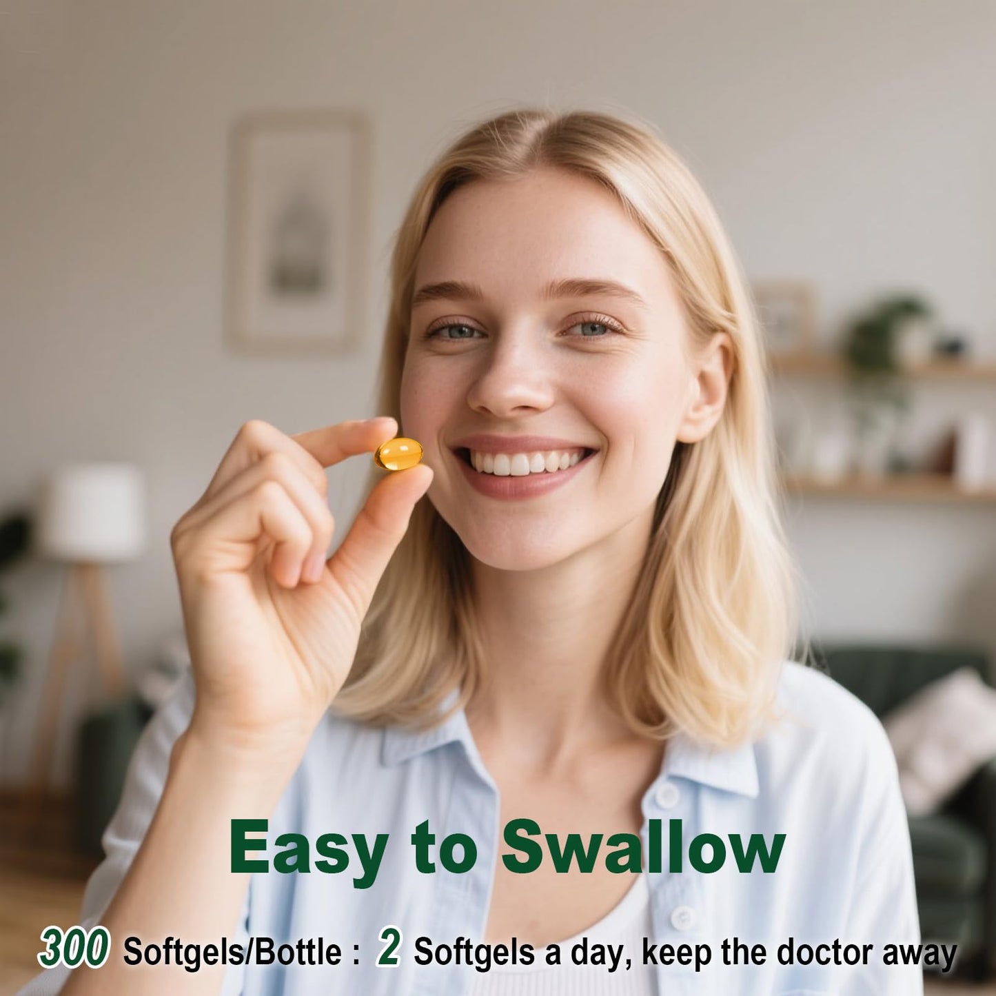 Keszciy 300 Softgels: Oil of Oregano with Black Seed Oil (2-in-1) for Immune Health