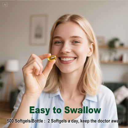 Keszciy 500 Softgels: Oregano & Black Seed Oil 2 in 1 Immune Support