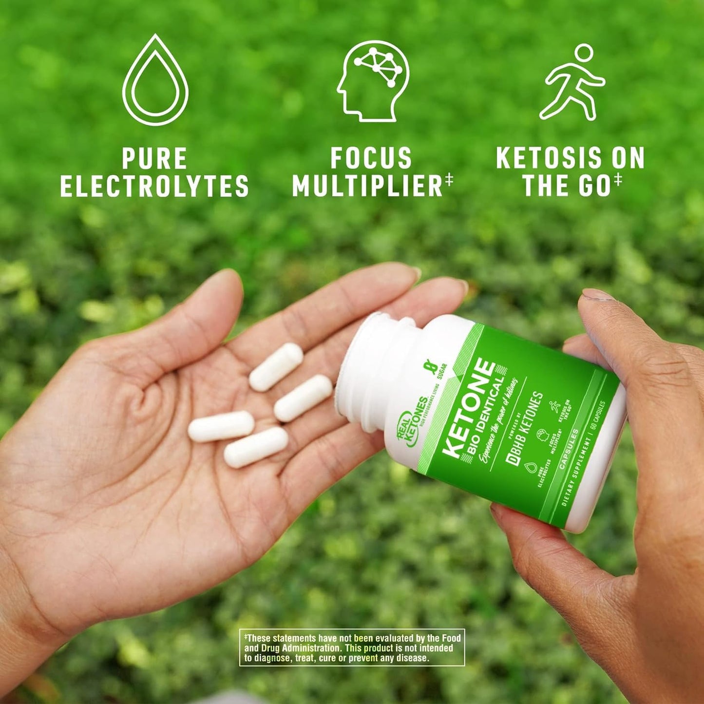 Keto BHB Salts Capsules with goBHB Electrolytes – Exogenous Ketones for Rapid Ketosis & Focus