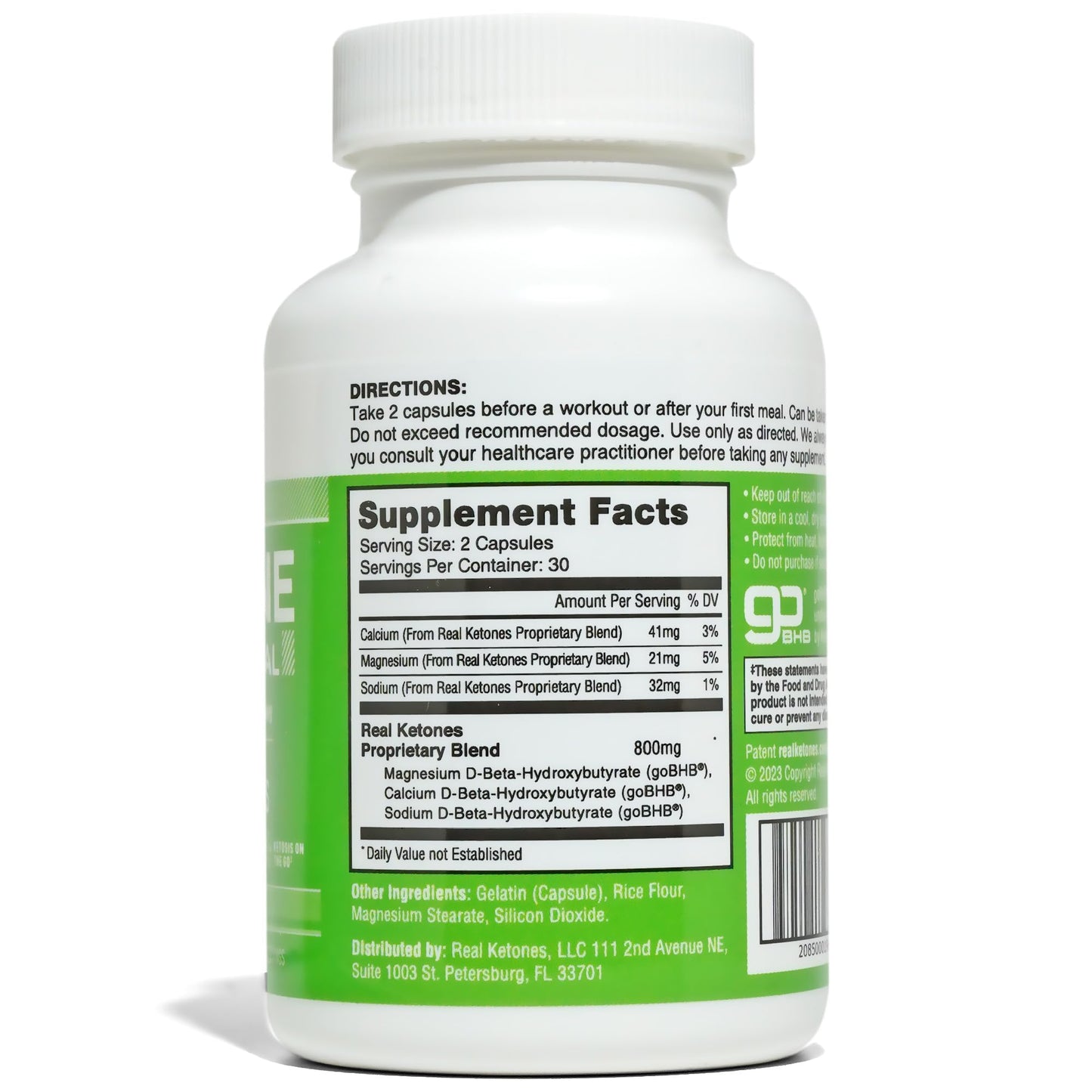 Keto BHB Salts Capsules with goBHB Electrolytes – Exogenous Ketones for Rapid Ketosis & Focus
