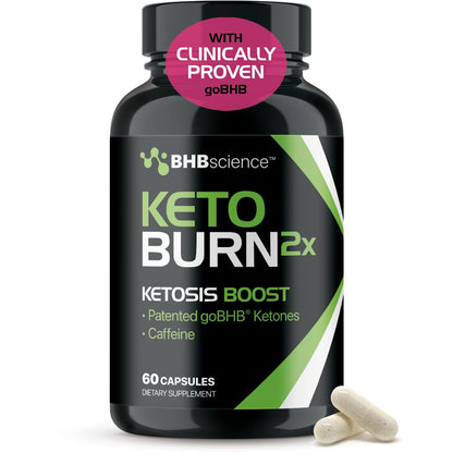 Keto BHB Exogenous Ketones – goBHB + Caffeine | Vegetarian & Non-GMO | 1 Month Supply